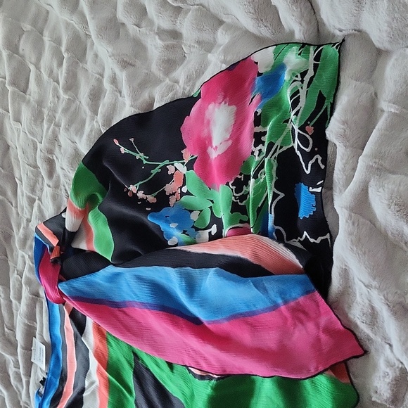 Bebe 100% SILK Asymmetrical Tunic Top/Dress | TAG ON NEVER WORN | Near Vintage - Picture 10 of 14